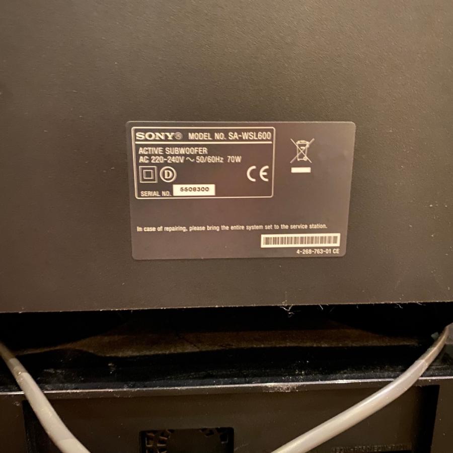 SONY（ソニー） Sony SA-WSL600 スピーカー サブウーファー ジャンク