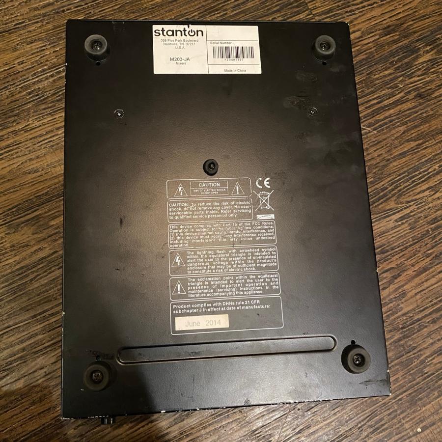 Stanton（スタントン） Stanton M.203 DJ Mixer DJミキサー -GrunSound