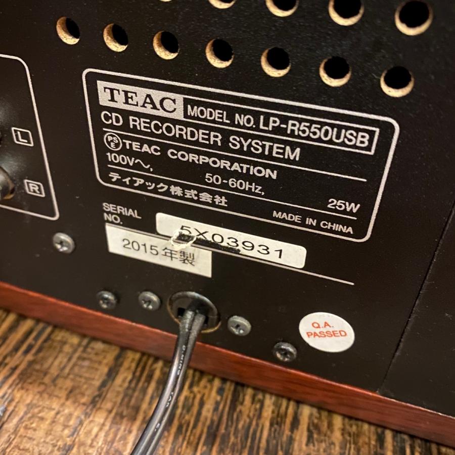 ティアック TEAC マルチプレーヤー LP-R550USB 動確認済 LP-R550USB ブラック ターンテーブル/カセットプレーヤー付CD