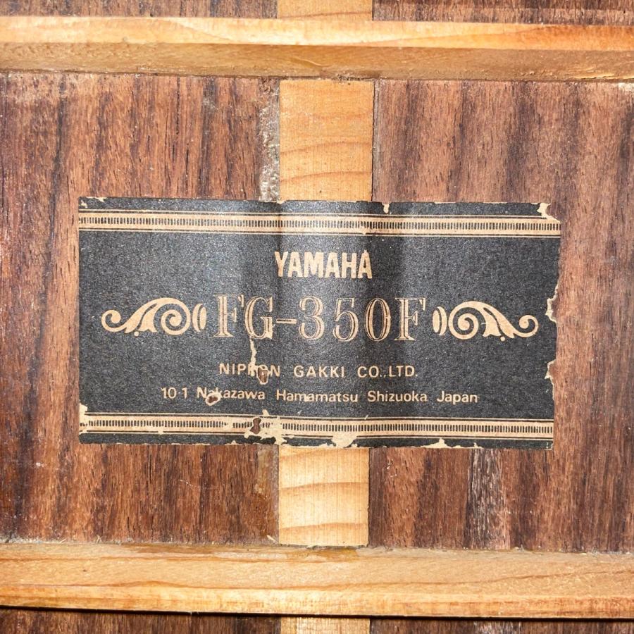 ヤマハ　FG-350F 黒ラベル YAMAHA Yamaha FG-350F Black Label Acoustic Guitar