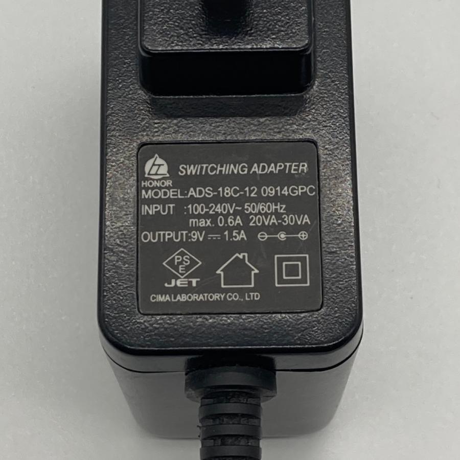 Honor ADS-18C-12 0914GPC ACアダプター センタープラス 9V 1.5A