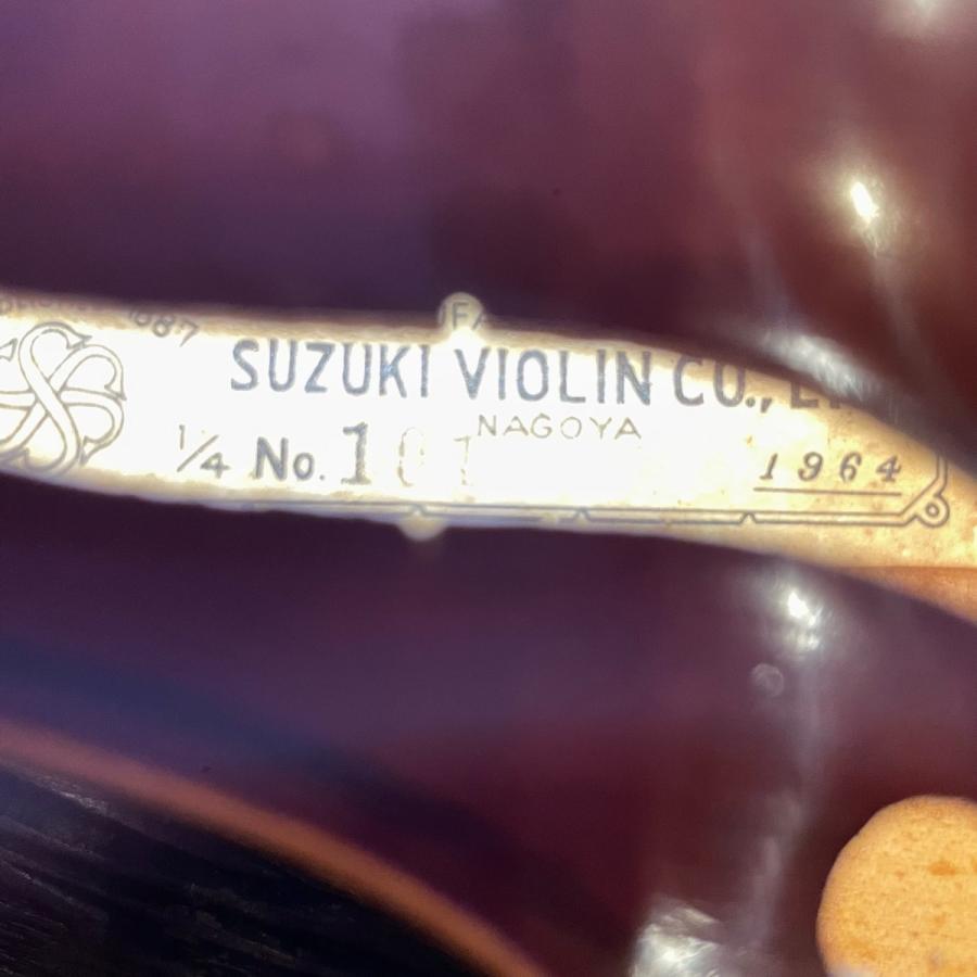 スズキ Suzuki No.101 1/4 1964年製 Violin バイオリン スズキ Suzuki No.101 1/4 1964年製 Violin バイオリン