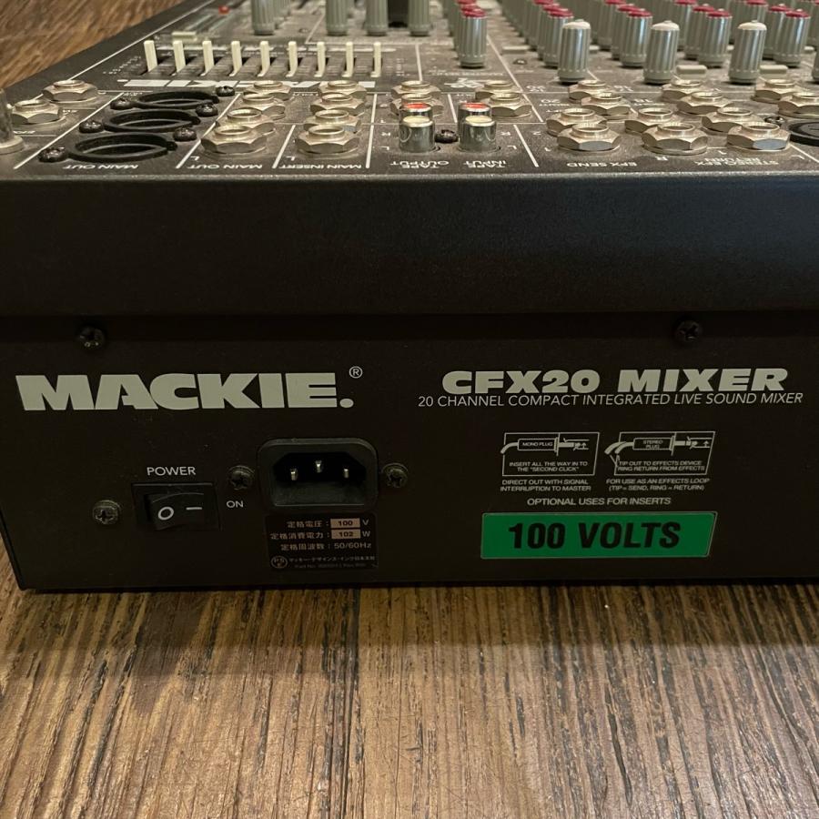 Mackie CFX20 Analog Mixing Console マッキー ミキサー Mackie CFX20 Analog Mixing Console マッキー ミキサー