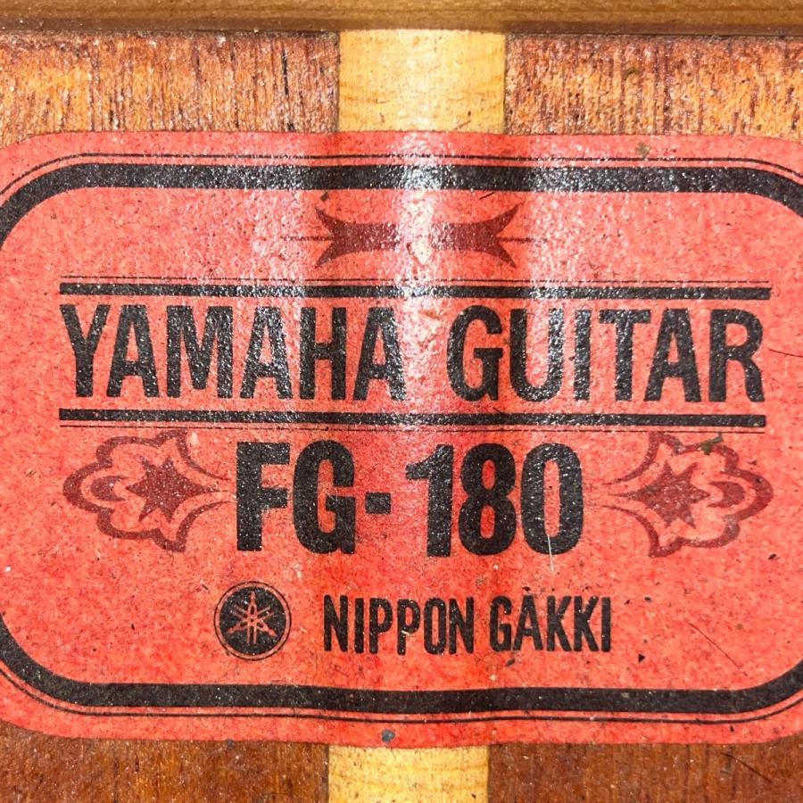 Yamaha FG-180 Red Label Acoustic Guitar アコースティックギター ヤマハ -z356｜grun-sound｜05