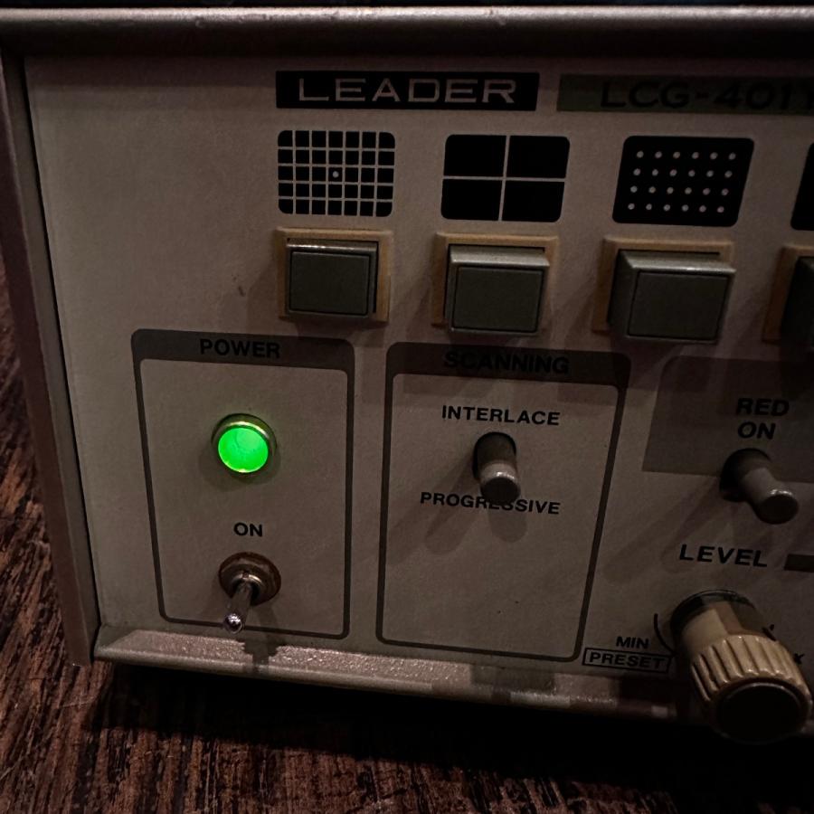 Leader LCG-401YC NTSC Pattern Generator パターン Leader LCG-401YC NTSC Pattern Generator パターン