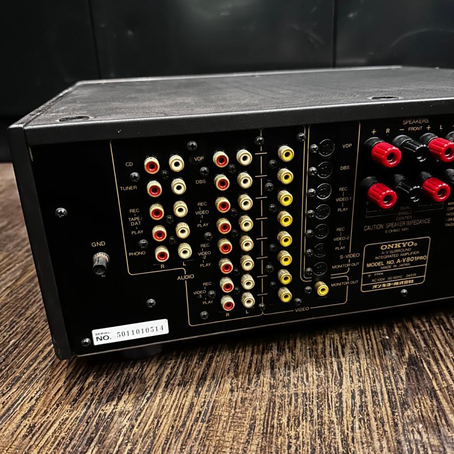 ONKYO Onkyo A-V801PRO AVアンプ オンキョー - z943 : GrunSound ONKYO Onkyo A-V801PRO AVアンプ オンキョー - z943 : GrunSound