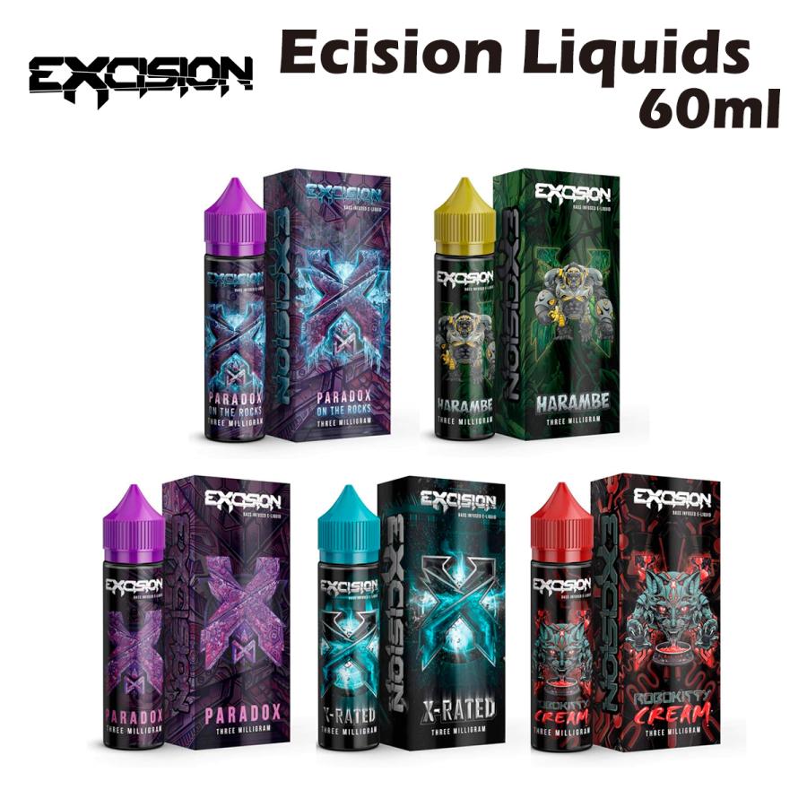 Excision Liquids 60ml エクシション リキッド アメリカ産 電子たばこ 電子タバコ ベイプ vape | 