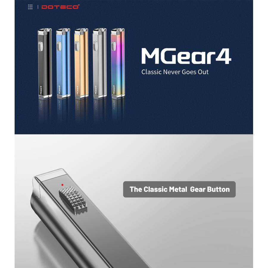 DOTECO Mgear4 MOD 500mAh 510 規格 ペン型 バッテリー モッド