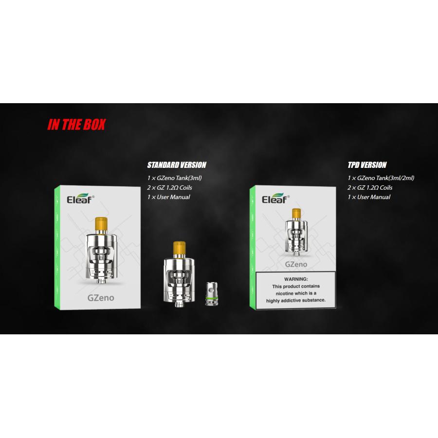 Eleaf GZeno Tank アトマイザー クリアロマイザー イーリーフ iStick S80 kit pico 2 爆煙 スターターキット 電子たばこ 電子タバコ ベイプ Vape | Eleaf | 08
