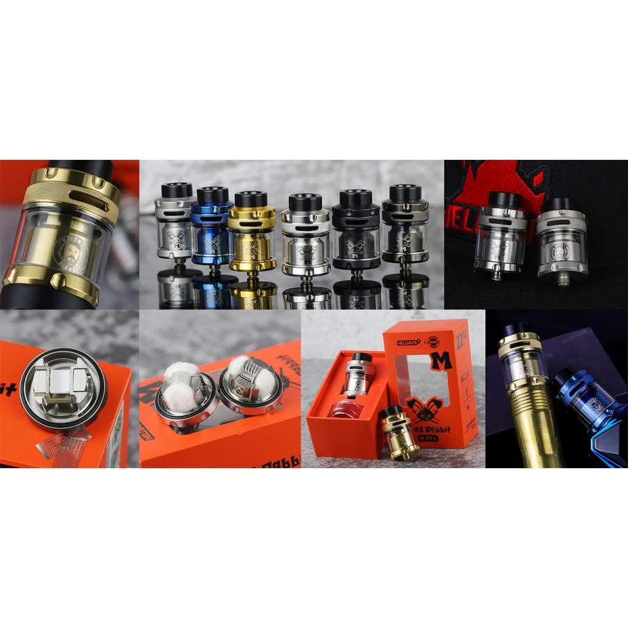 Hellvape Dead Rabbit M RTA 3ml メッシュコイル対応 リビルダブル アトマイザー ヘルベイプ デッドラビット エム ...