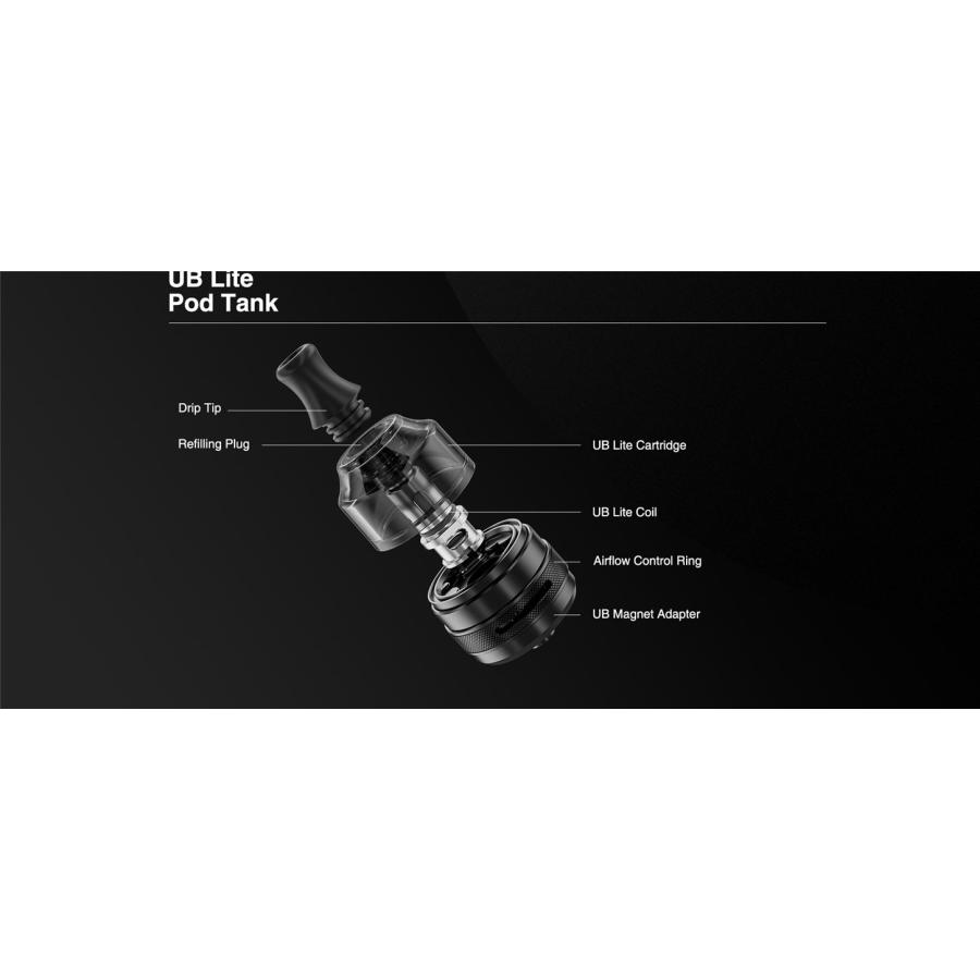 Lost Vape UB Lite POD Tank ロストベイプ ユービーライト ポッド タンク アトマイザー 510接続 クリアロマイザー ベイプ 本体 リキッド 超爆煙 禁煙 |  | 03