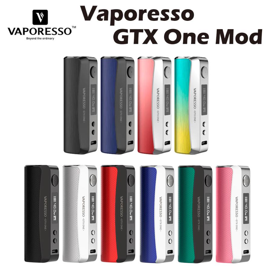 Vaporesso GTX One Mod 2000mAh 内蔵バッテリー テクニカル モッド ベポレッソ 電子たばこ 電子タバコ ベイプ 本体 Vape｜grvv
