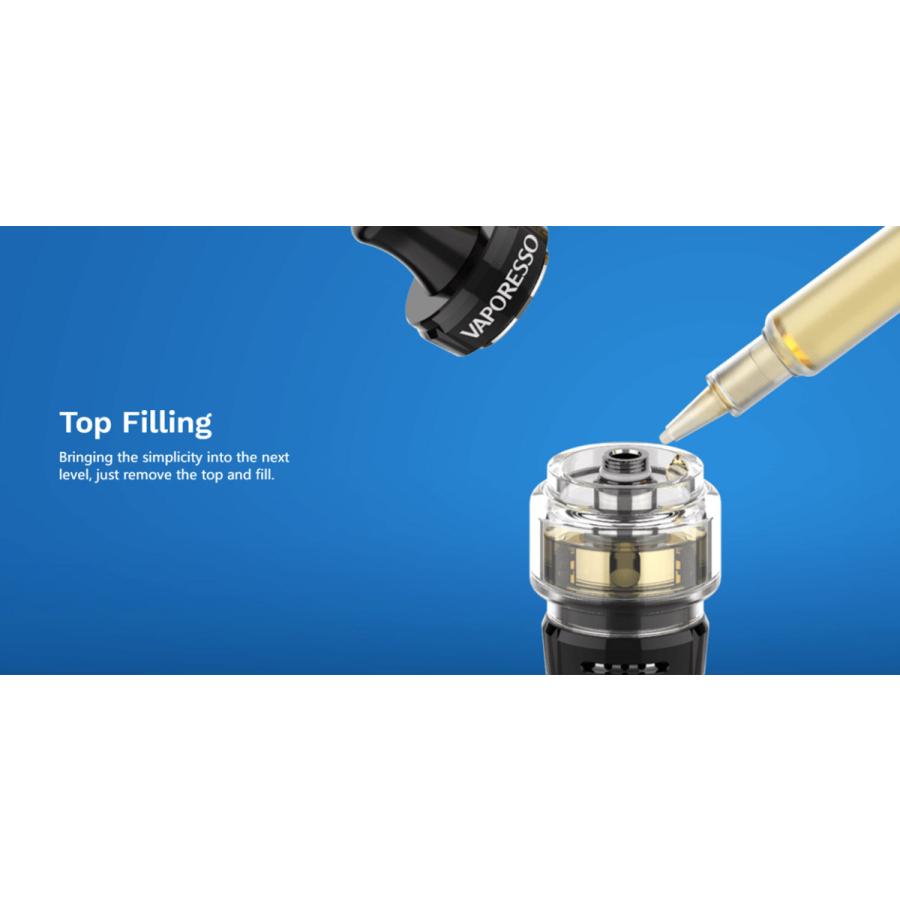 Vaporesso GTX 18 Tank 3ml アトマイザー クリアロマイザー