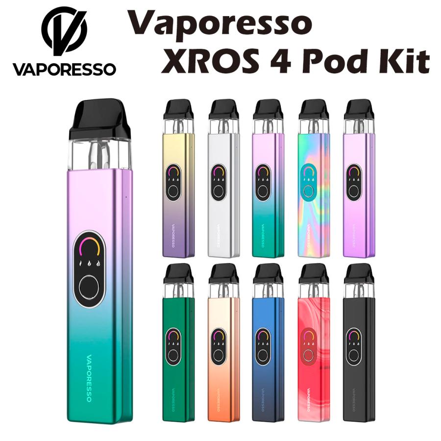 ヴェーダロッソ4種類 各1000個セット Vaporesso Vaporesso XROS 4 Pod Kit 1000mAh 2ml ポッド型 スターター