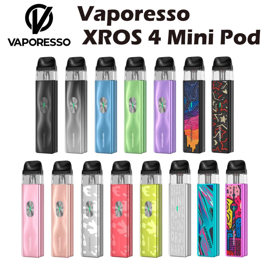 Vaporesso Vaporesso XROS 4 Mini Pod Kit 1000mAh 3ml ポッド型
