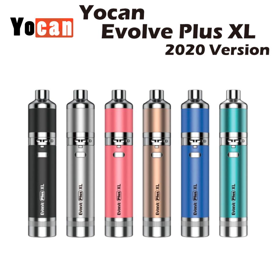 Yocan Evolve Plus XL 2020 Version ワックス ヴェポライザー パウダー シャッター ハシシ エボルブ ベイプ 510規格 wax Vape cbd cbn cbg cbc cbt no thc｜grvv