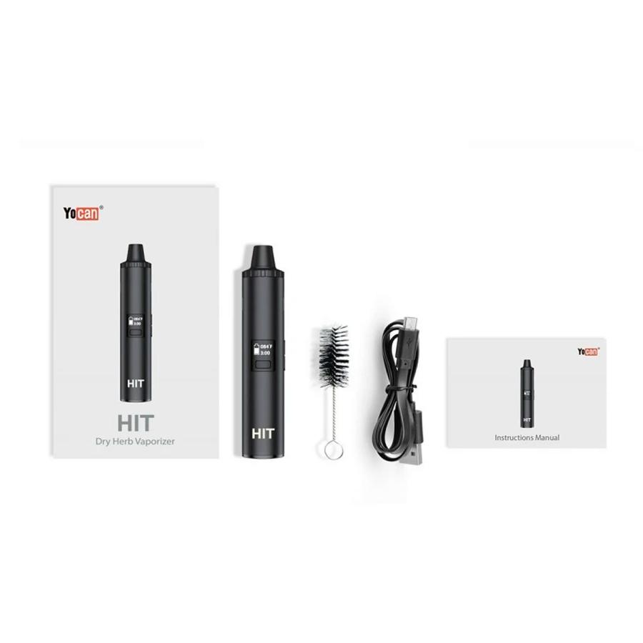 ヴェポライザー Yocan Hit 1400mAh セラミック 加熱式タバコ ドライ