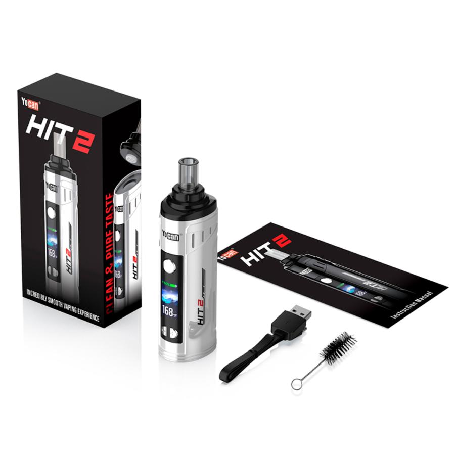 ドライハーブ ヴェポライザーYocan Hit 2 1400mAh 電子タバコ 内蔵