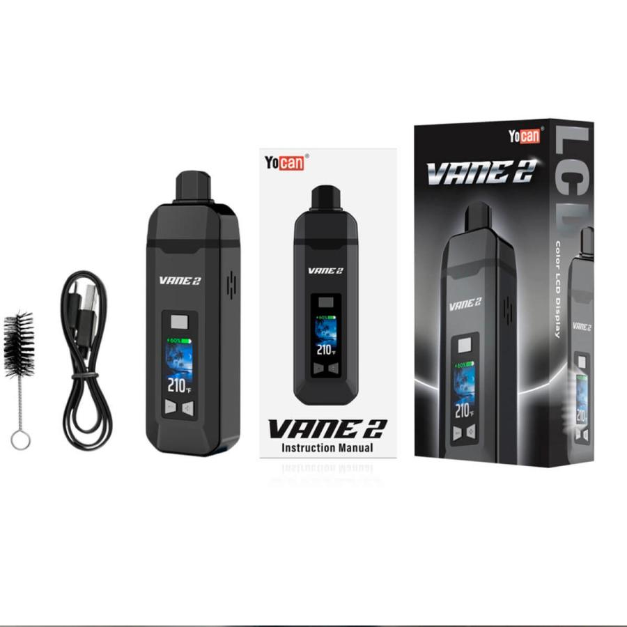 Yocan Vane 2 ドライハーブ ヴェポライザー 1200mAh 内蔵バッテリー