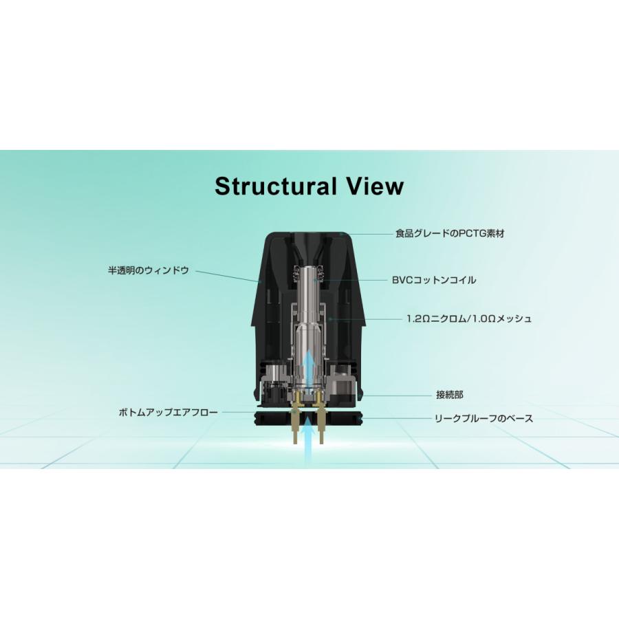 ZQ Xtal 交換用ポッドカートリッジ 1.8ml 4個入 POD SE+ ゼットキュー