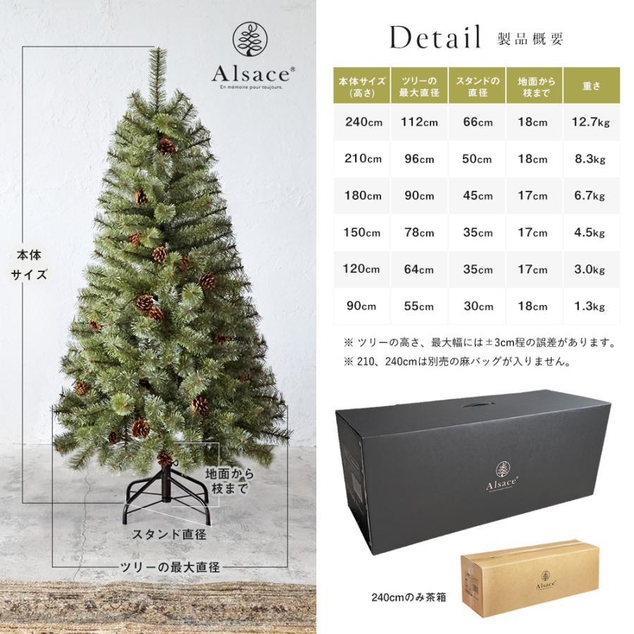 【新品未開封】2024年購入Alsace 120cm クリスマスツリー Alsace Alsace(R)正規販売店 クリスマスツリー 120cm 北欧