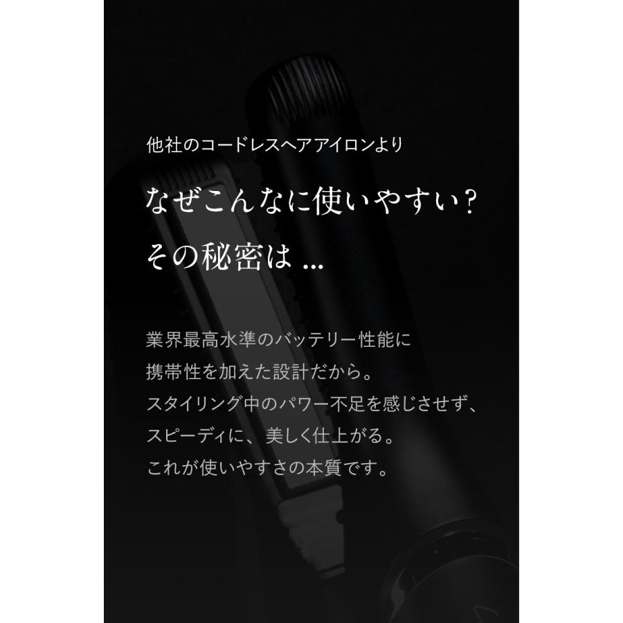 Lupilina コードレス ヘアアイロン 機内持ち込み 海外対応 ストレート