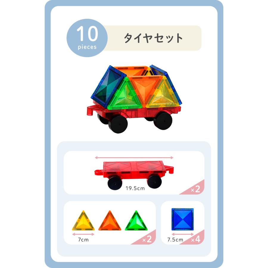 マグネットブロック  70 / 32 / 10ピース 知育玩具 マグネット おもちゃ 玩具 3歳 4歳 5歳 6歳 子供 クリスマス プレゼント 誕生日 uiz 柊 爆買 |  | 16