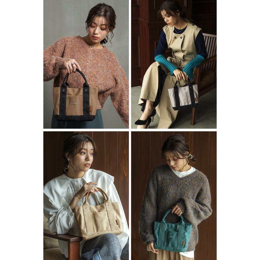 Lupilina 高評価☆4.50 仕切りトートバッグ トートバッグ レディース