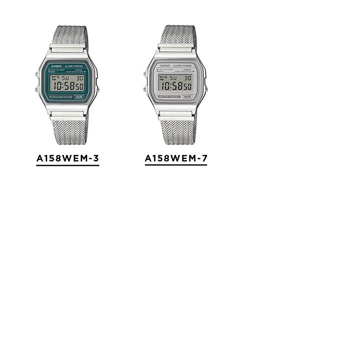 スタンダード デジタル 10年保証 CASIO STANDARD MENS カシオ A158WEM