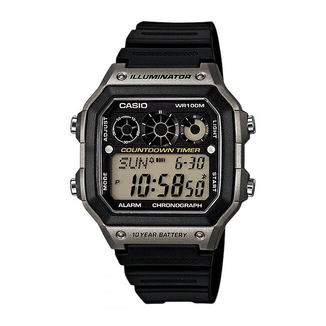 並行輸入品 10年保証 CASIO STANDARD カシオ スタンダード AE-1300WH-8A 腕時計 時計 ブランド メンズ レディース チープカシオ チプカシ デジタル 日付 防水｜gryps｜05