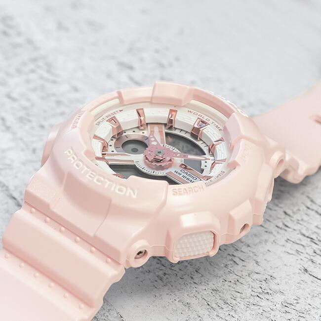 CASIO BABY-G カシオ ベビーG BA-110RG-4AJF 腕時計 時計 ブランド レディース キッズ 子供 女の子 アナデジ 日付 カレン｜gryps｜02