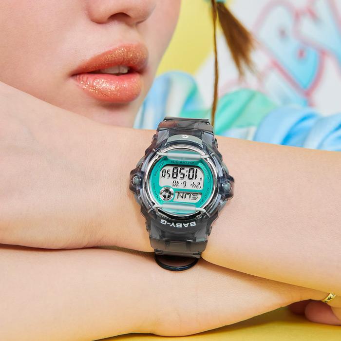 【新品タグ付ボックス付き】CASIOBaby-Gベイビーグリーン海外モデル腕時計 BABY-G 海外正規品 10年保証 日本未発売 CASIO カシオ ベビーG BG-169U