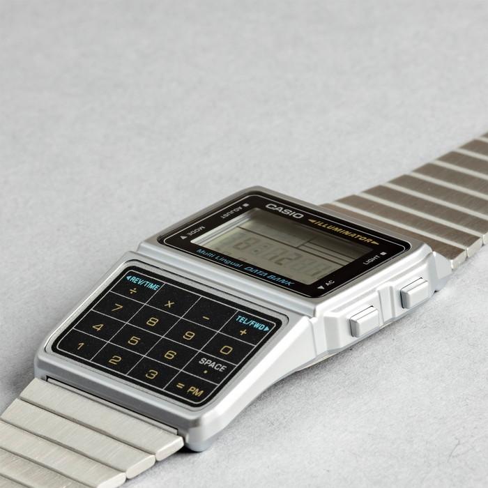 激レア デッドストック CASIO AB-10W ヴィンテージカシオ アナデジ 電池新品 訳あり カシオ CASIO AB-10W データバンク アナデジ 腕時計