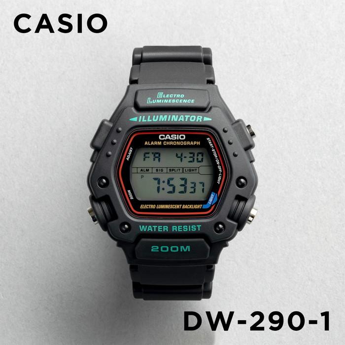 カシオ CASIO STANDARD DW-290-1V（並行輸入品） スポーツ デジタル 並行輸入品 10年保証 日本未発売 CASIO