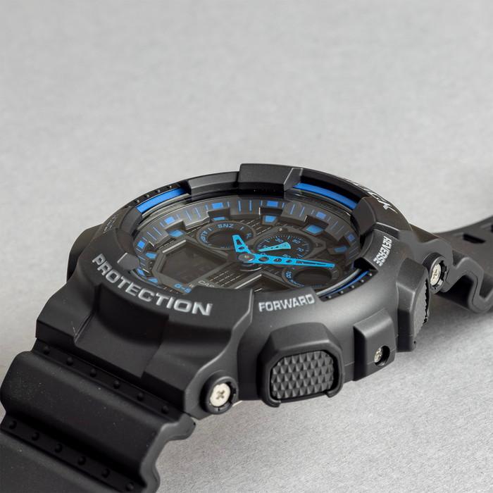 G-SHOCK G-100 ブラック デジタル腕時計 G-SHOCK 海外正規品 10年保証 CASIO カシオ Gショック GA-100-1A2