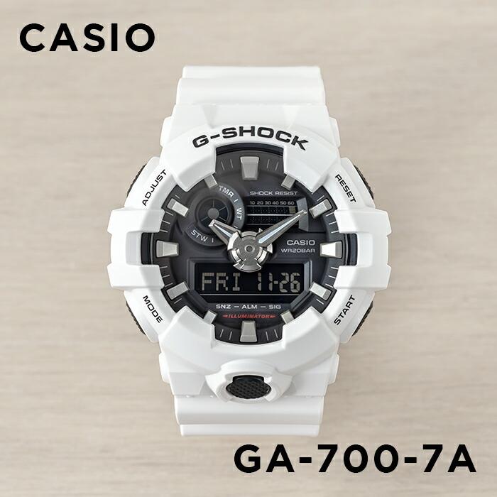 10年保証 CASIO G-SHOCK カシオ Gショック GA-700-7A 腕時計 時計 ブランド メンズ キッズ 子供 男の子 アナデジ