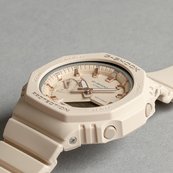 生産終了品 海外モデル カシオ G-SHOCK パール スクエア型 レアカラー G-SHOCK Gショック ウーマン メタルカバード ミッドサイズ ベージュ