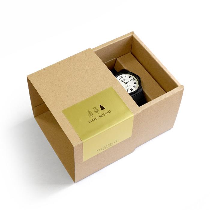 腕時計 箱ナシ用のラッピング 無地ボックス＋ステッカー | ブランド登録なし | 06