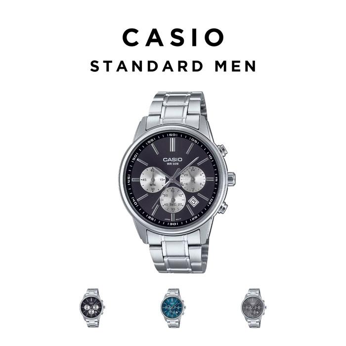海外正規品 10年保証 日本未発売 CASIO STANDARD MEN カシオ スタンダード MTP-E515D 腕時計 時計 ブランド メンズ チープカシオ チプカシ アナログ 日付 | スタンダード（CASIO）