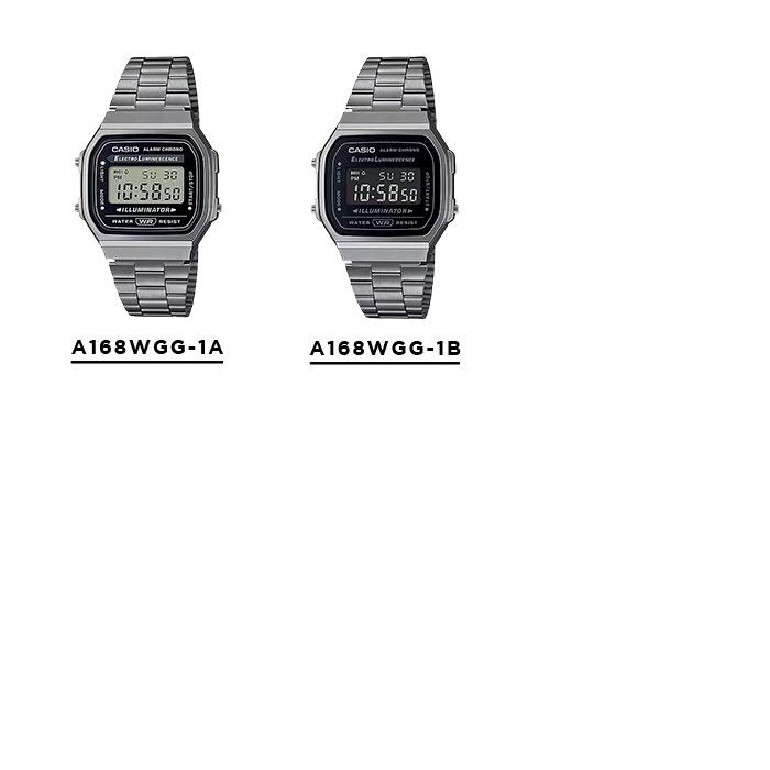 並行輸入品 腕時計 メンズ レディース カシオ CASIO 安い デジタル メタル 日付 チープカシオ チプカシ 10年保証 日本未発売 スタンダード STANDARD A168WGG｜gryps｜04