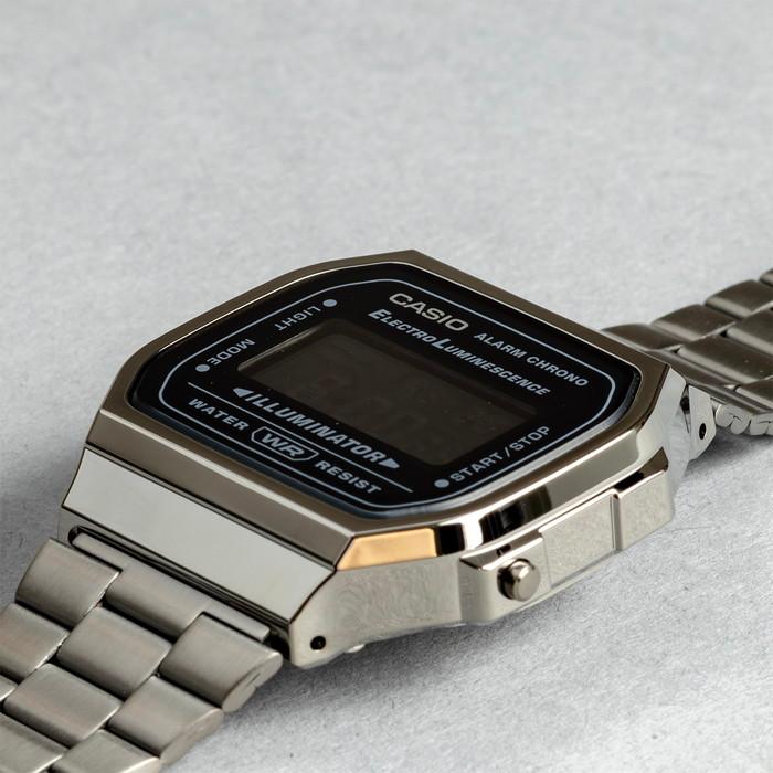 並行輸入品 腕時計 メンズ レディース カシオ CASIO 安い デジタル メタル 日付 チープカシオ チプカシ 10年保証 日本未発売 スタンダード STANDARD A168WGG｜gryps｜06