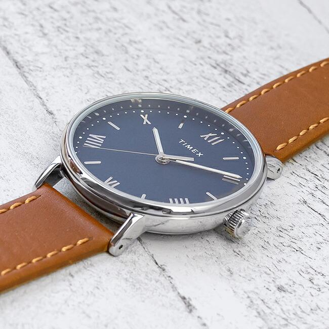 並行輸入品 日本未発売 TIMEX SOUTHVIEW タイメックス サウスビュー 41MM メンズTW2R63900 腕時計 時計 ブランド レディース アナログ レザー 革ベルト｜gryps｜02