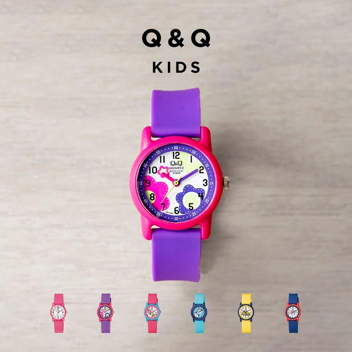 CITIZEN Q&Q KIDS シチズン VR41J 腕時計 時計 ブランド キッズ 子供 男の子 女の子 逆輸入 男子 女子 チプシチ アナログ 防水 柄 日本未発売 | Q&Q