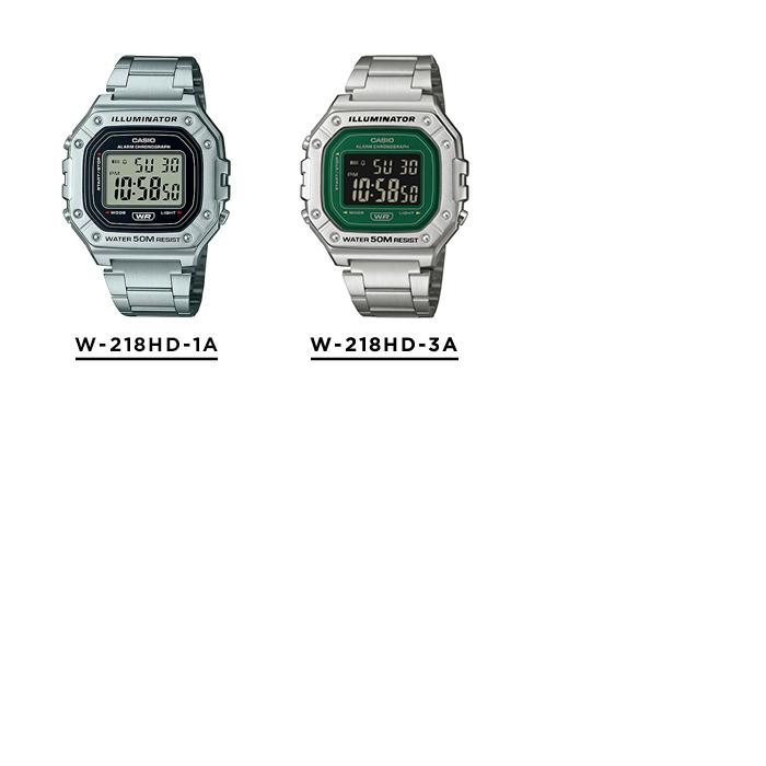 スタンダード デジタル CASIO STANDARD MENS カシオ W-218HD 腕時計