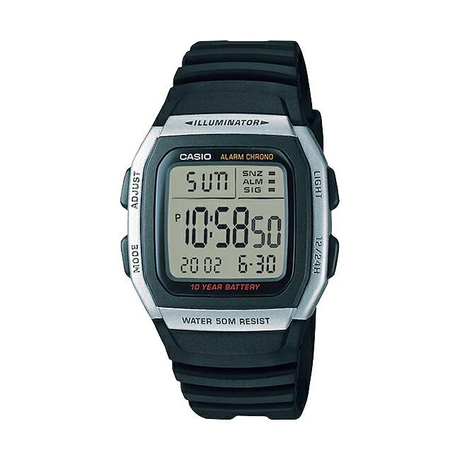 並行輸入品 10年保証 CASIO STANDARD カシオ スタンダード W-96H-1A 腕時計 時計 ブランド メンズ レディース チープカシオ チプカシ デジタル 日付｜gryps｜05