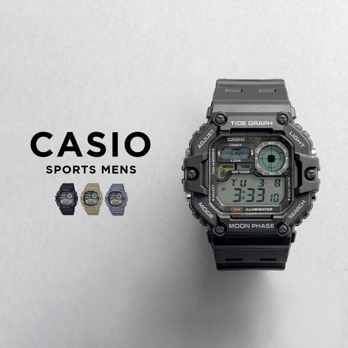 CASIO SPORTS MULTI TIMER デジタル腕時計珍品 スポーツ デジタル 海外正規品 10年保証 CASIO SPORTS MENS カシオ WS