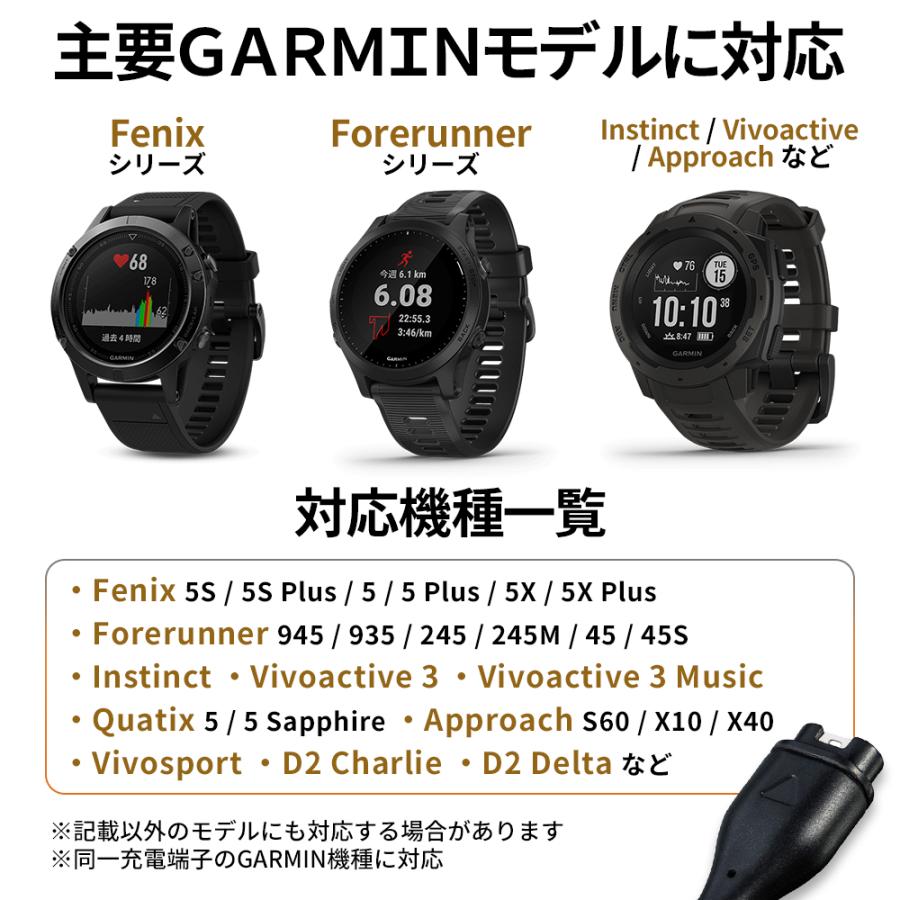 GARMIN（ガーミン） 【互換品】ガーミン 充電ケーブル スマート
