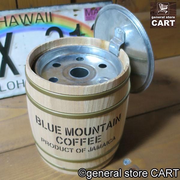 バレル灰皿 コーヒー木樽型 フタ付き オバケツ ブルーマウンテンコーヒー 0 35l 木 ブリキ製 2307 General Store Cart 通販 Yahoo ショッピング