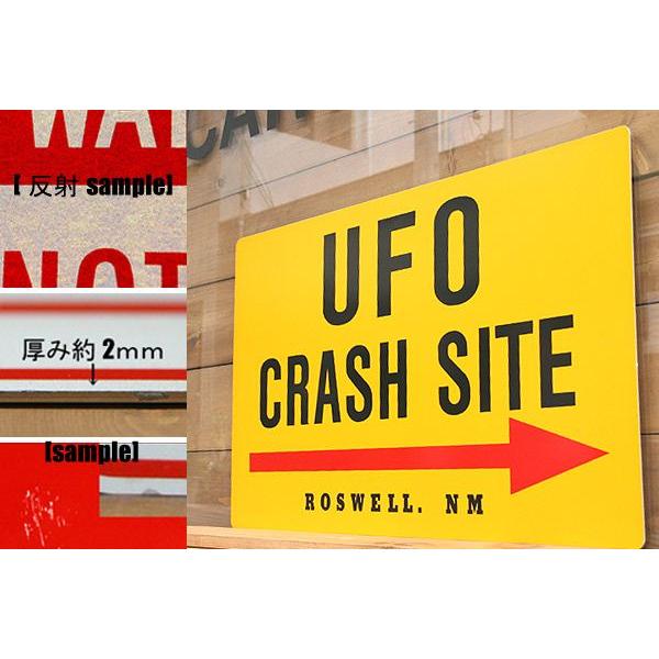 トラフィック サインボード アメリカ標識 看板 UFO CRASH SITE