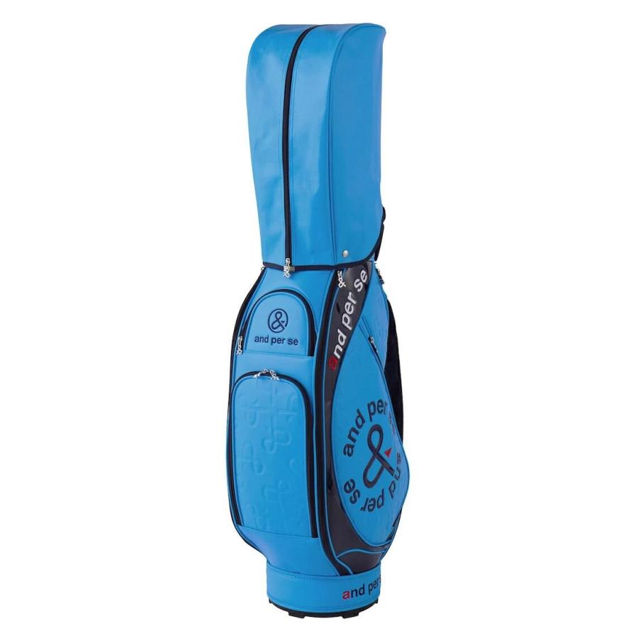 and per se 2025年新作キャディバッグユニセックス　ターコイズブルー 楽天市場】アンパスィ/and per se (2025春夏新作！）キャディ